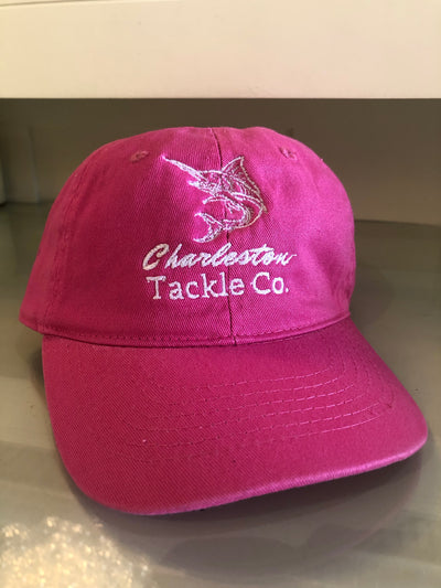 Charleston Tackle Co Logo Baseball Hat- Many colors Adult and Youth Sizes