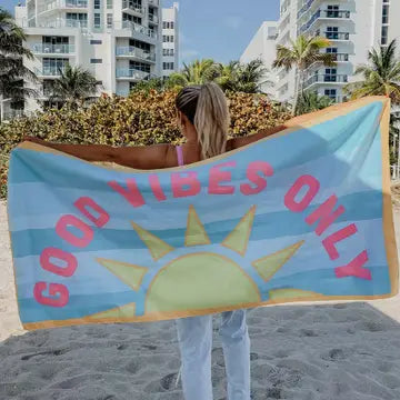 Quick Dry Beach Towels with Pouch