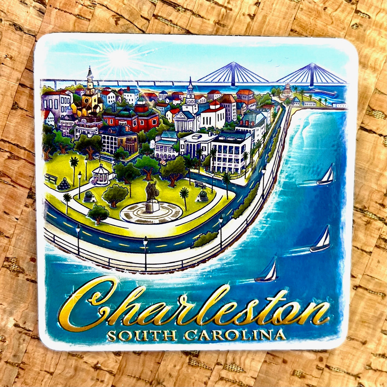 Charleston SC Aerial Magnet