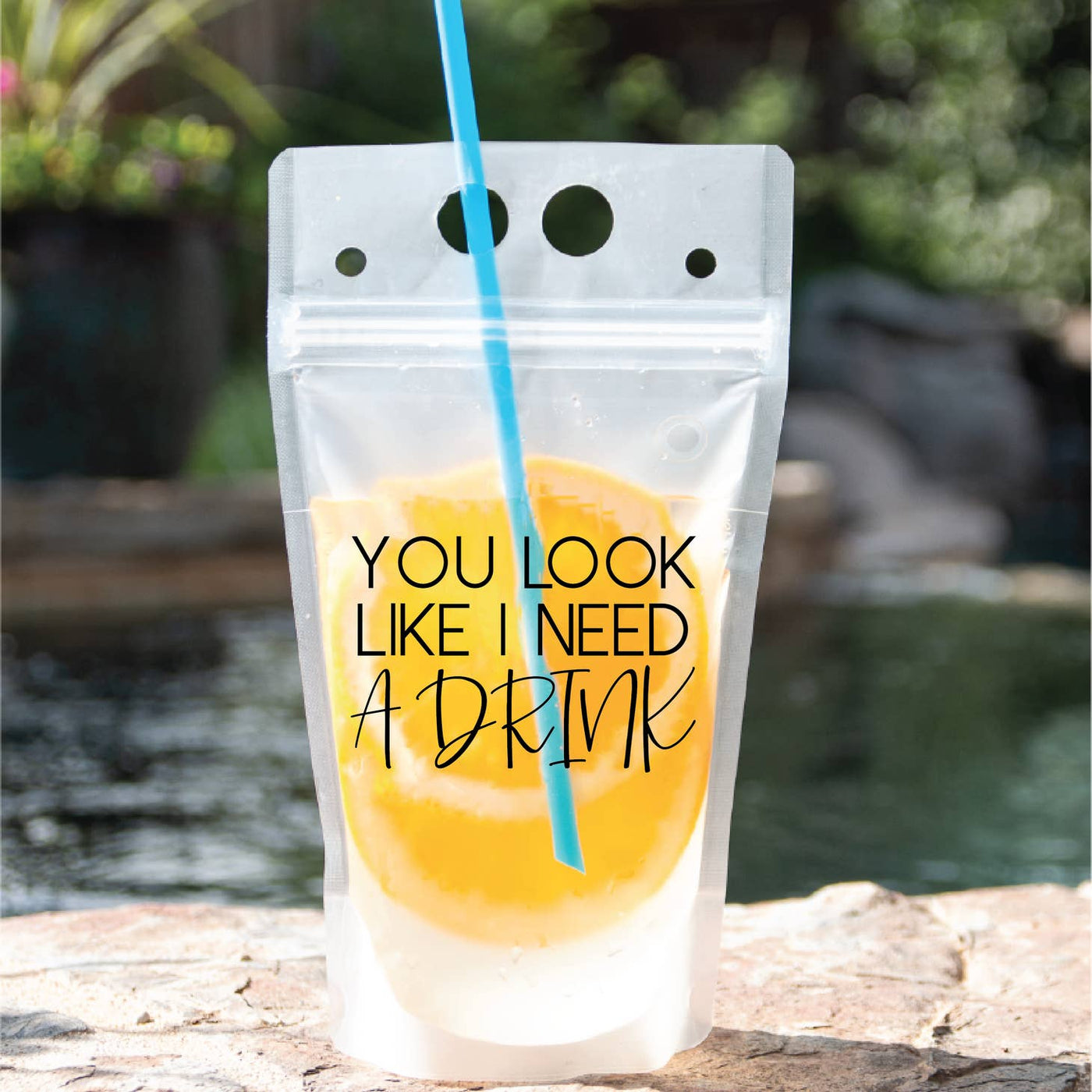 Adult Drink Pouches- Great for Beach and Pool