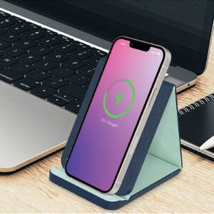 Folding Leather Wireless Charging Stand