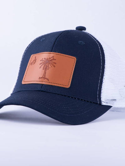 Classic Badge Palmetto Tree Trucker Hat