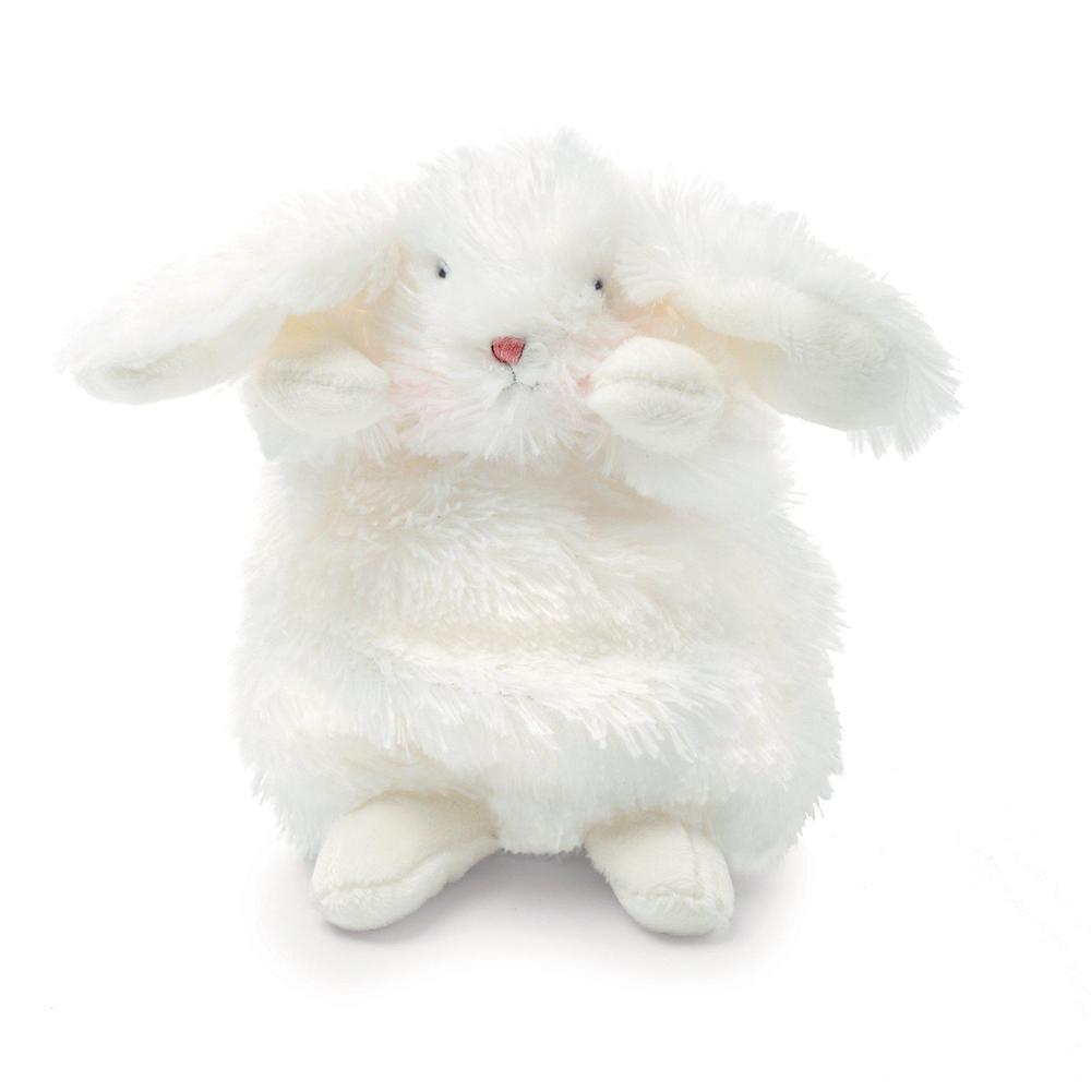 Wee Ittybit Bunny with Grey Face Mask - White