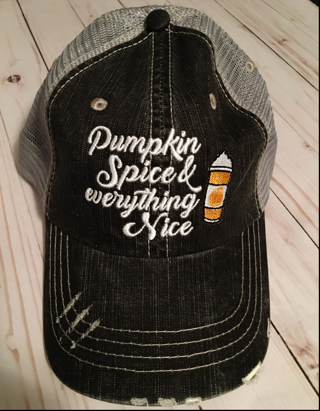 Pumpkin Spice and Everything Nice Trucker Hat