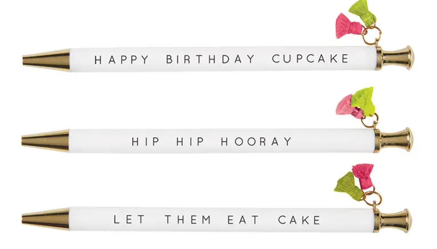 Tassel Pen - Cupcake Birthday