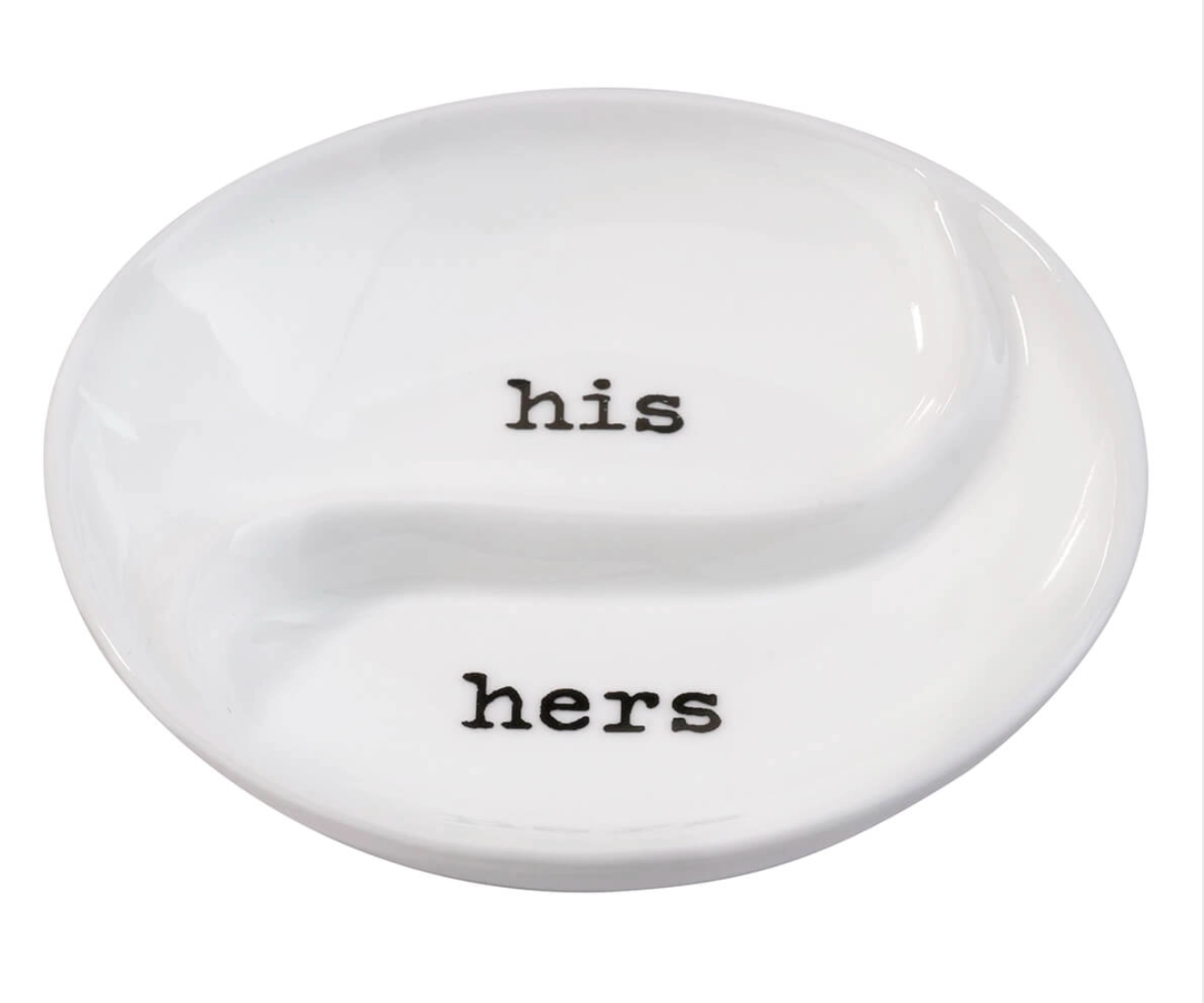 His and Her Ring Dish