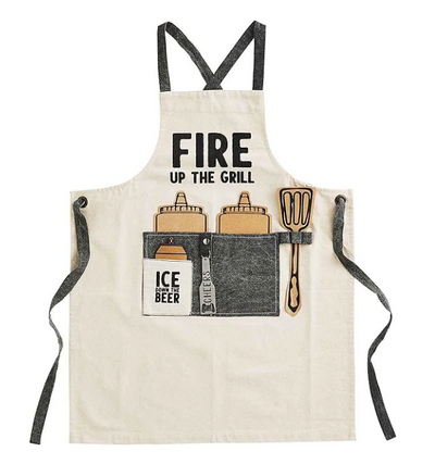 Circa Collection "Fire Up The Grill" Apron with Removable Bottle Opener