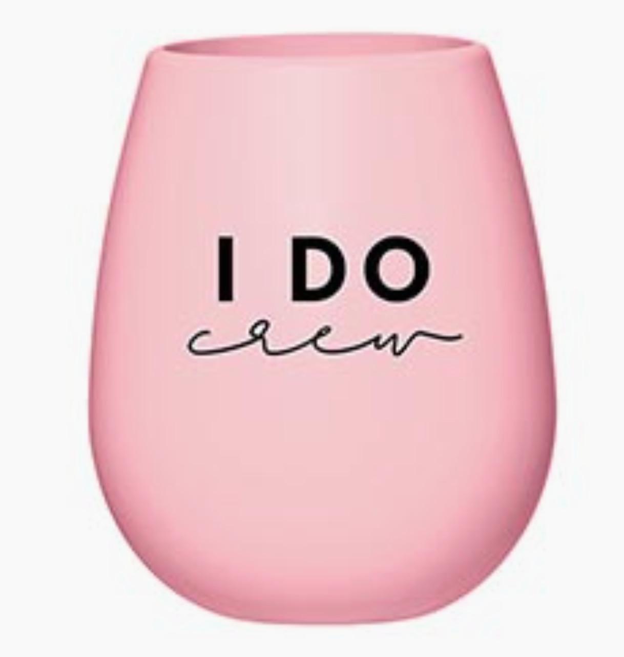 PINK Silicone Wine Glass, 3 Styles