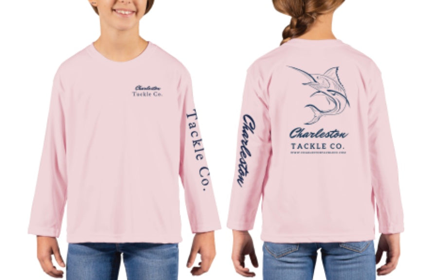 Charleston Tackle Co Long Sleeve PFG Fishing Shirt- Youth