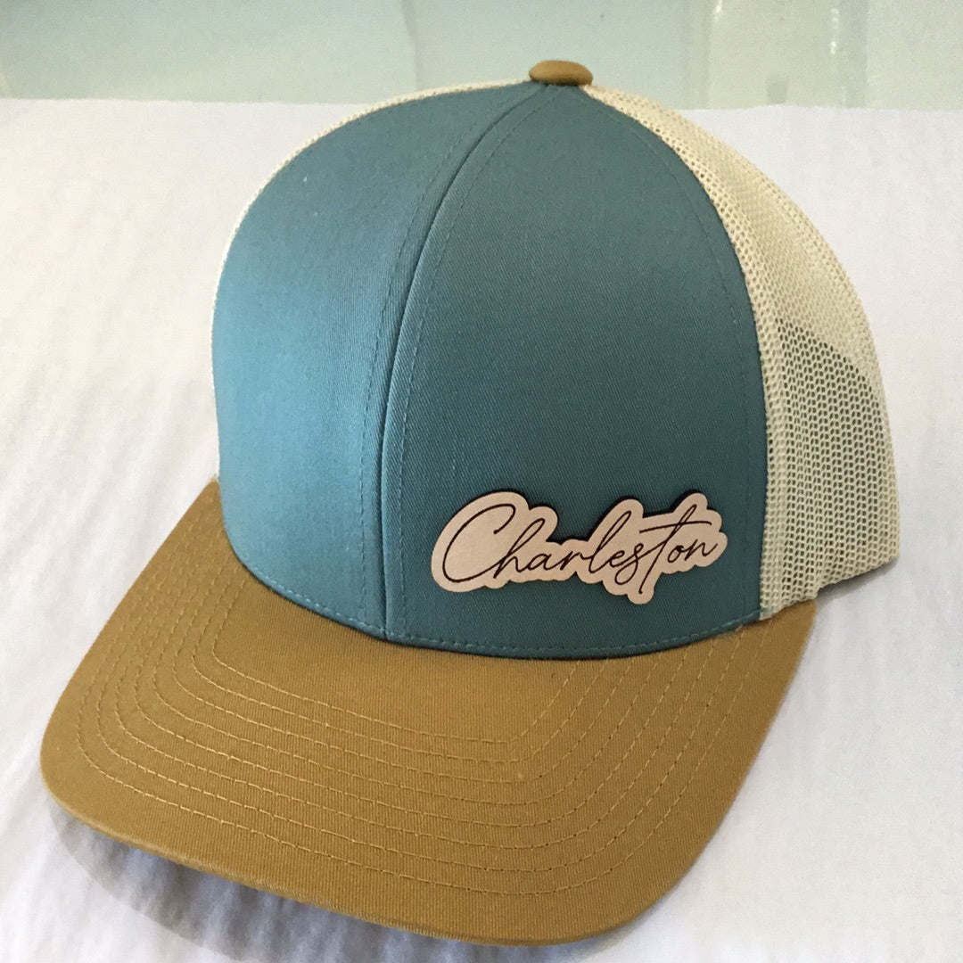 Leather Patch Hat, Charleston or Mt. Pleasant